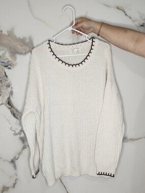 Knitted Sweater | Luna X Sol | Cream | Size L